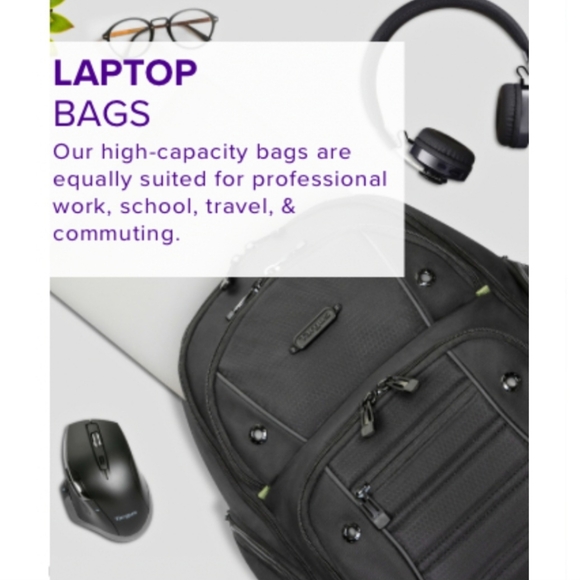 Targus Unofficial Messenger Case fits 16 inch Laptop Colors Black & Green - Picture 8 of 15